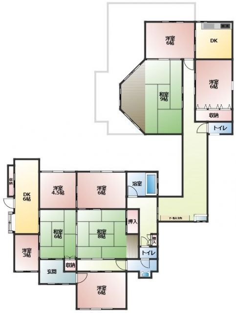 detached 福岡県直方市大字頓野 地図を見る