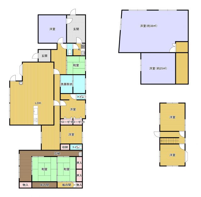 detached 福岡県柳川市西浜武 地図を見る