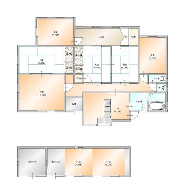 house for sale in Yukuhashi, Fukuoka | ¥10,800,000 | 6DK | Akiyama ho…