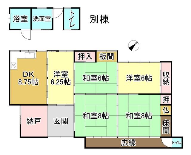 detached 福岡県鞍手郡鞍手町大字中山 地図を見る