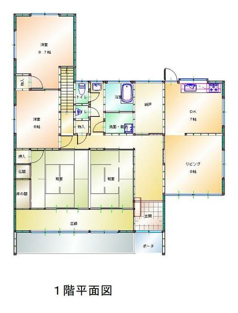 house for sale in Arao, Kumamoto | ¥5,500,000 | 6DK | Akiyama house f…