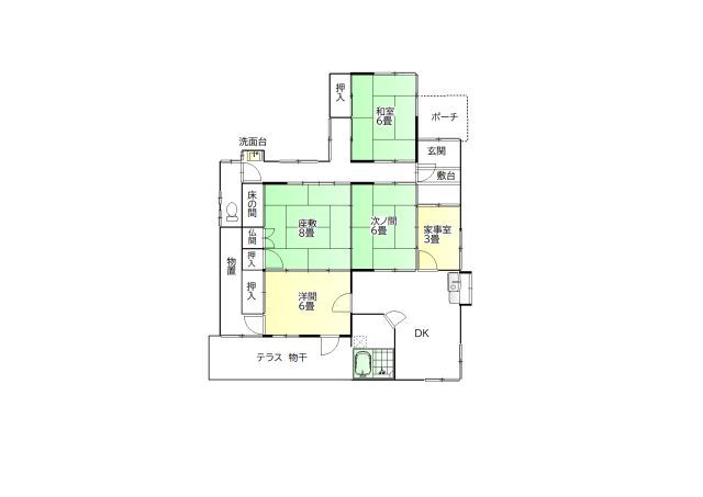 detached 福岡県久留米市田主丸町中尾 地図を見る