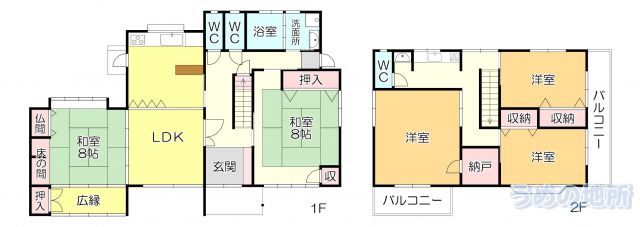 detached 福岡県八女郡広川町大字一條 地図を見る
