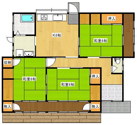 鹿児島県鹿児島市の一戸建て | 998万円 | 3DK | 209.79m² | Akiyama house finder