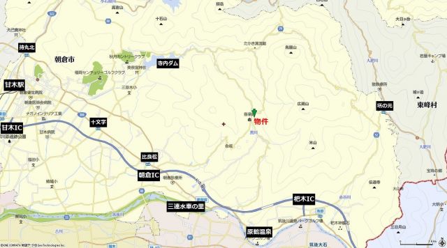 detached 福岡県朝倉市黒川 地図を見る
