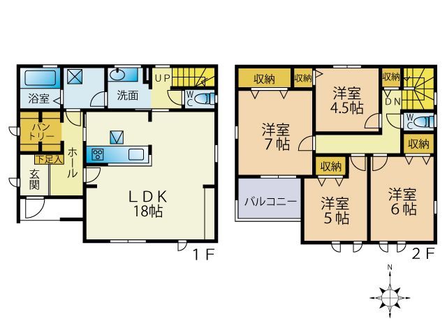 福岡県福岡市の一戸建て | 5448万円 | 4LDK | 124.36m² | Akiyama house finder