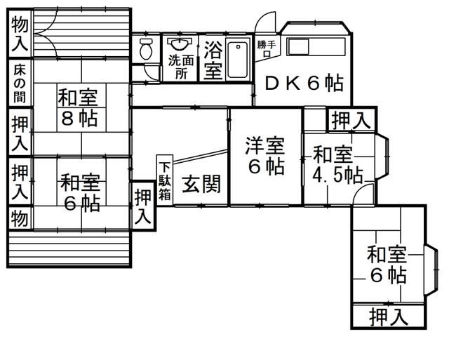 house for sale in Karatsu, Saga | ¥8,800,000 | 5DK | Akiyama house fi…