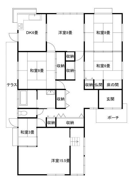 detached 福岡県嘉穂郡桂川町大字土師 地図を見る