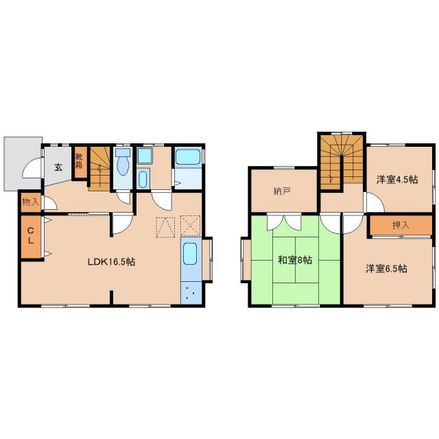 detached 福岡県八女郡広川町大字広川 地図を見る