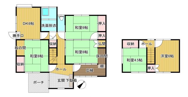 detached 福岡県八女郡広川町大字広川