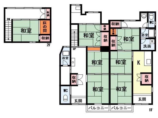 福岡県北九州市の一戸建て | 98万円 | 7K | 215.7m² | Akiyama house finder