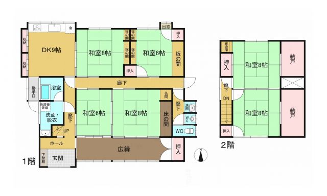detached 福岡県うきは市浮羽町流川 地図を見る