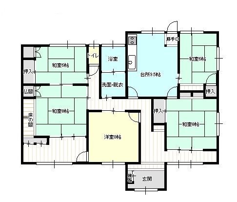 detached 福岡県築上郡上毛町大字下唐原 地図を見る