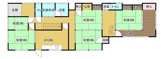 detached 福岡県柳川市三橋町柳河 地図を見る