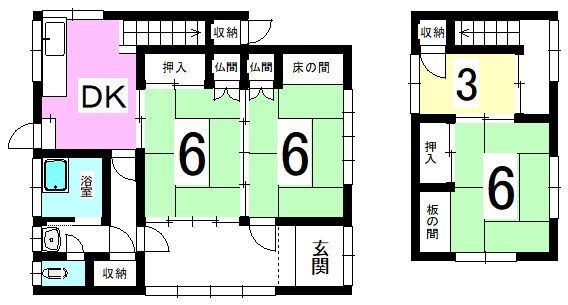 detached 福岡県朝倉市杷木志波 地図を見る