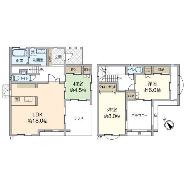 福岡県北九州市の一戸建て | 2350万円 | 3LDK | 159.97m² | Akiyama house finder