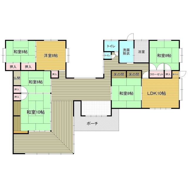 detached 福岡県田川郡川崎町大字池尻 地図を見る