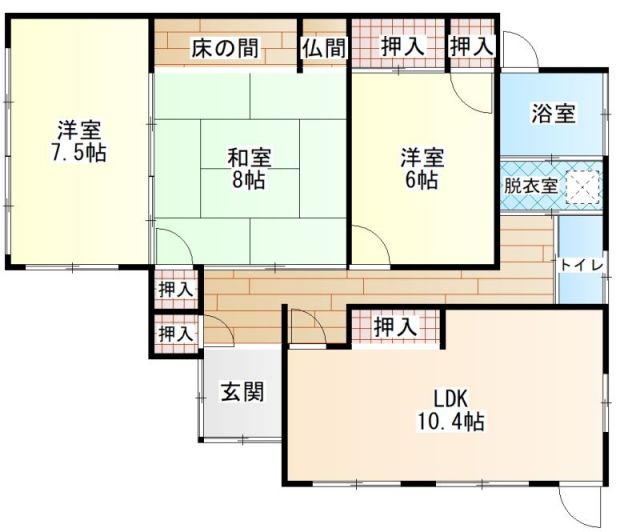 detached 福岡県田川市大字川宮 地図を見る