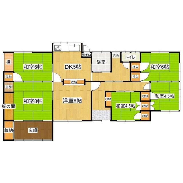 detached 福岡県田川郡大任町大字大行事 地図を見る