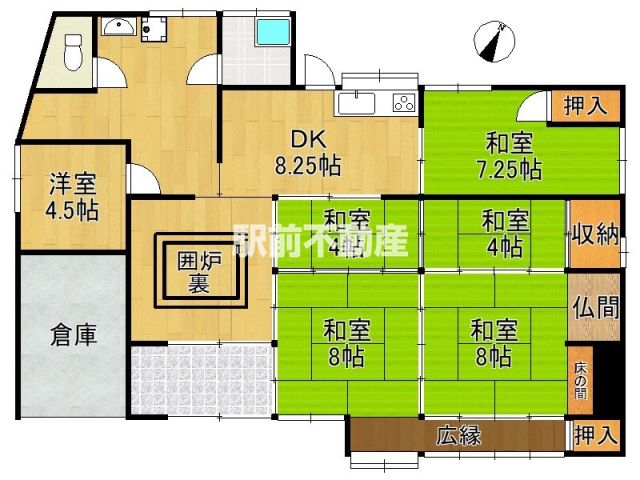 detached 福岡県みやま市瀬高町小田 地図を見る
