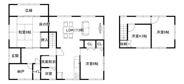 佐賀県唐津市の一戸建て | 2099万円 | 4SLDK | 238.94m² | Akiyama house finder