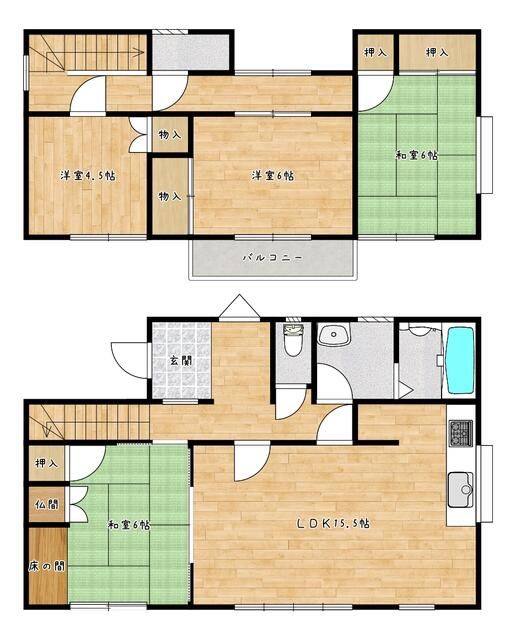 house for sale in 遠賀郡遠賀町, Fukuoka | ¥12,480,000 | 4LDK | Akiyama hous…