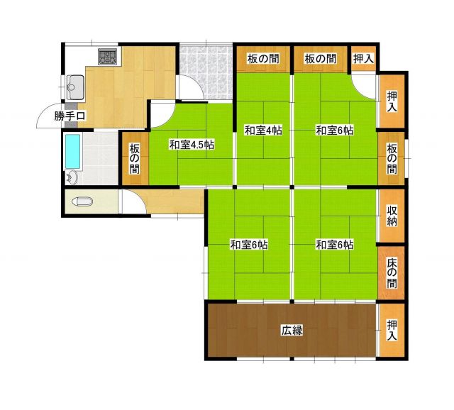 detached 福岡県久留米市山本町耳納 地図を見る