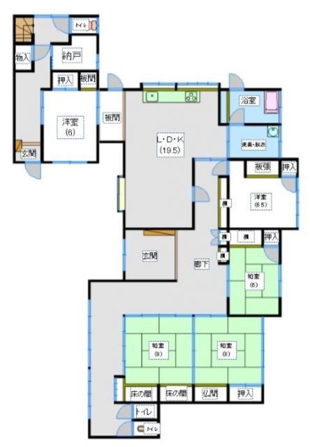 detached 福岡県行橋市大字津留 地図を見る