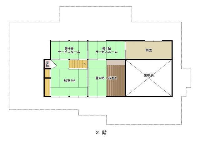 detached 福岡県八女市立花町原島 地図を見る