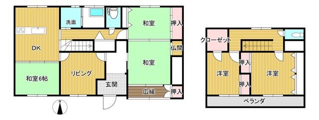 detached 福岡県柳川市吉富町 地図を見る