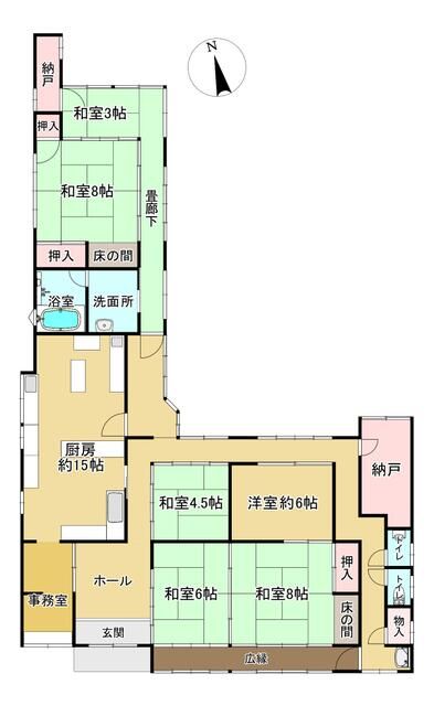 detached 福岡県中間市大字上底井野 地図を見る