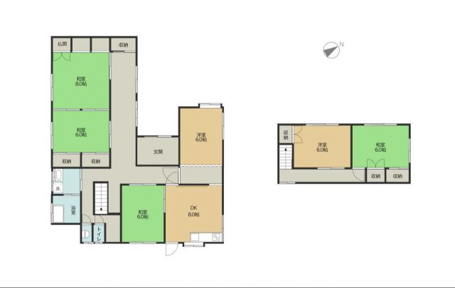 detached 福岡県うきは市浮羽町新川 地図を見る