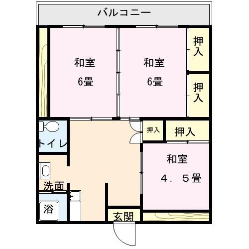 【ハトマークサイト神奈川】福岡県糟屋郡志免町別府北1丁目の いんまビル 101 3DK マンション