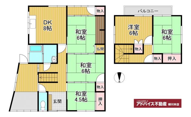 detached 福岡県大川市大字一木 地図を見る