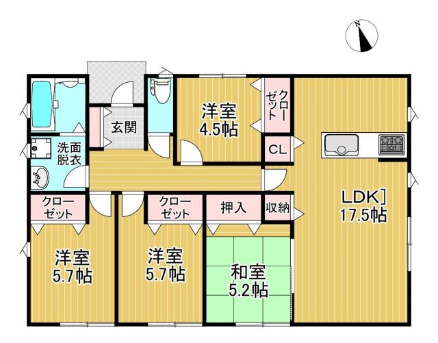detached 佐賀県神埼郡吉野ヶ里町立野 地図を見る