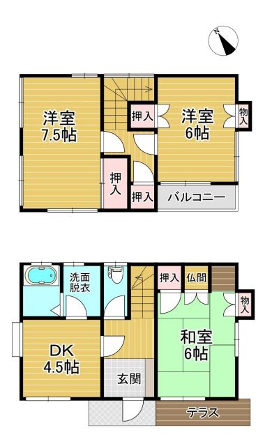 detached 福岡県三潴郡大木町大字笹渕 地図を見る
