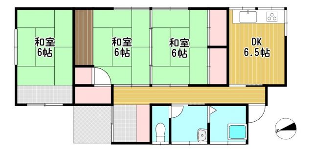detached 福岡県八女郡広川町大字新代 地図を見る