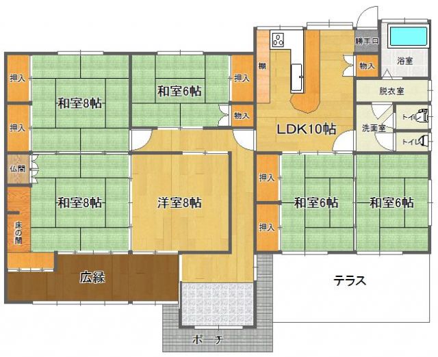 【ハトマークサイト】福岡県田川郡大任町大字今任原の 6LDK 中古一戸建