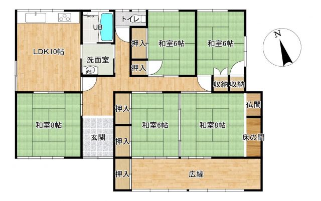 detached 福岡県八女郡広川町大字吉常 地図を見る