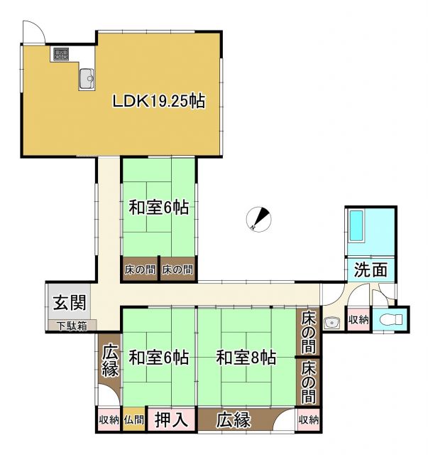 detached 福岡県鞍手郡鞍手町大字新延 地図を見る