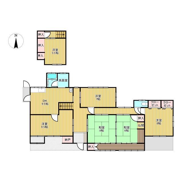 detached 熊本県玉名郡和水町中十町 地図を見る