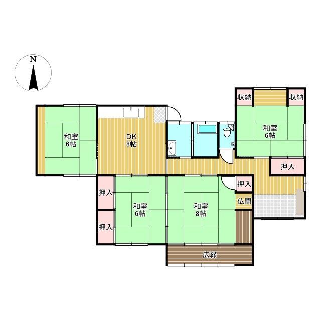 detached 福岡県筑後市大字長浜 地図を見る