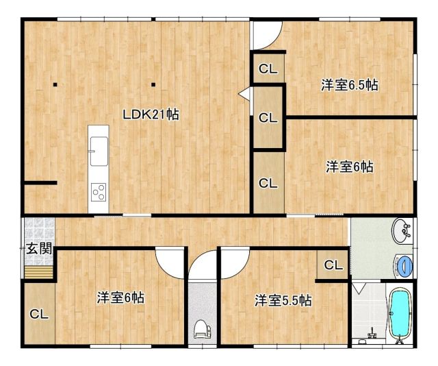 detached 福岡県うきは市浮羽町浮羽 地図を見る