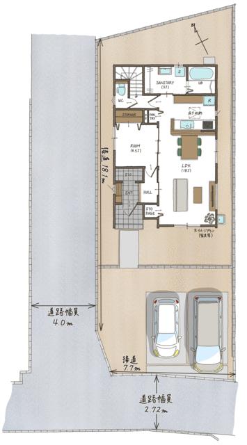 detached 佐賀県三養基郡基山町大字宮浦 地図を見る