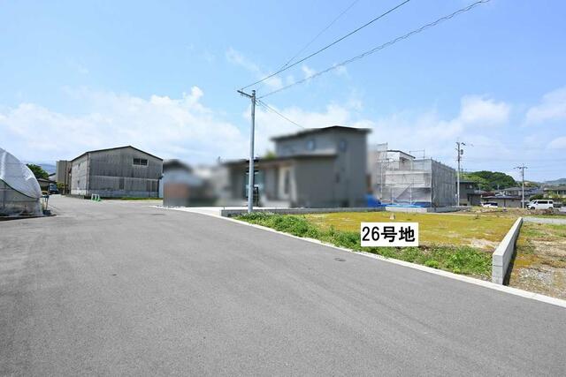 現地土地／【建築条件付分譲地】２６号地　１，３８４万円　６２．９坪