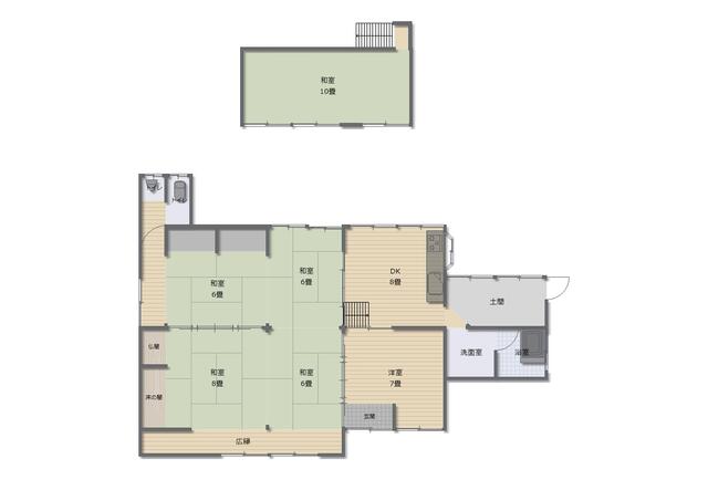 detached 佐賀県武雄市橘町大字片白 地図を見る