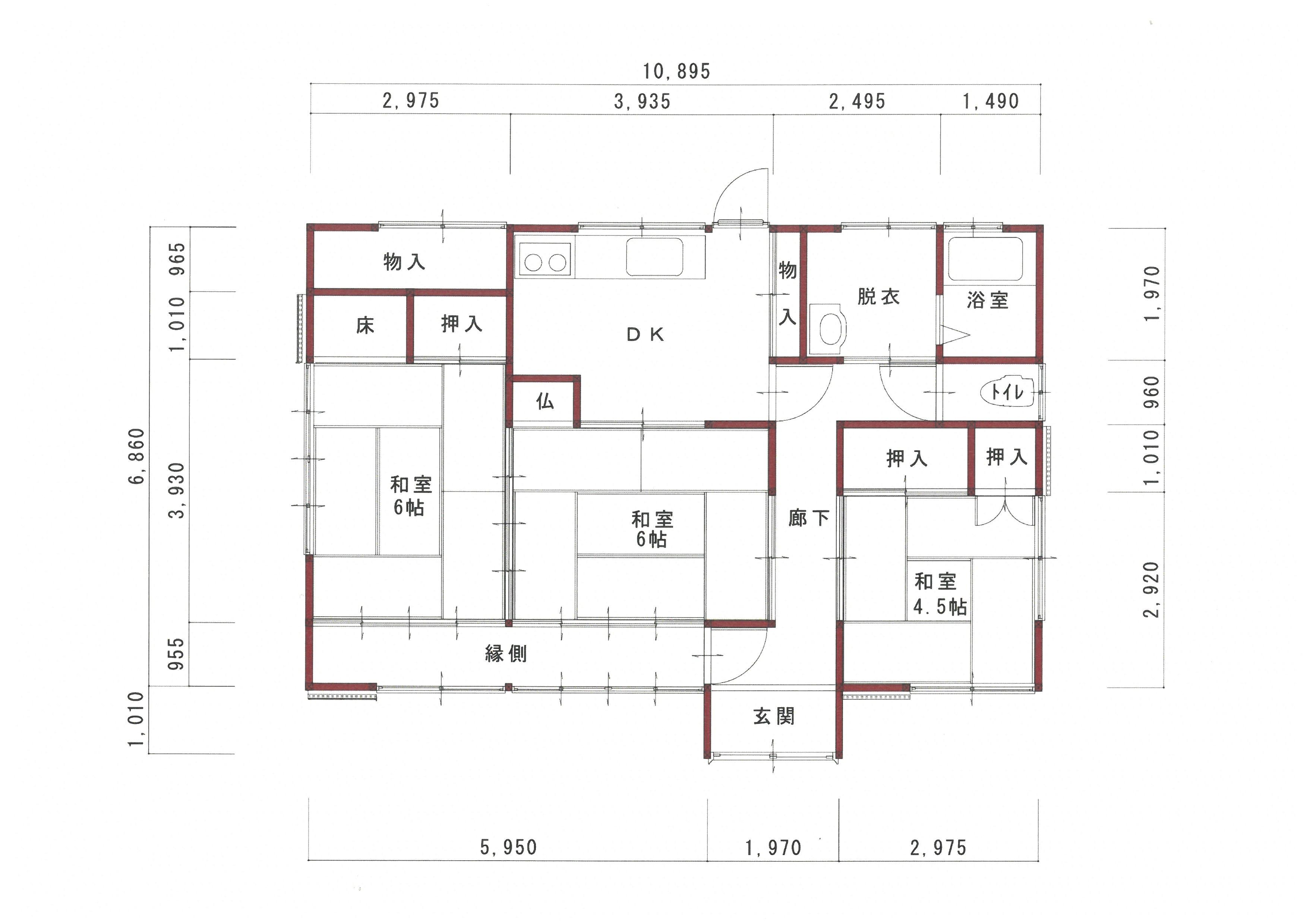 house for sale in 大村市, Nagasaki | ¥23,000,000 | 3DK | Akiyama house f…