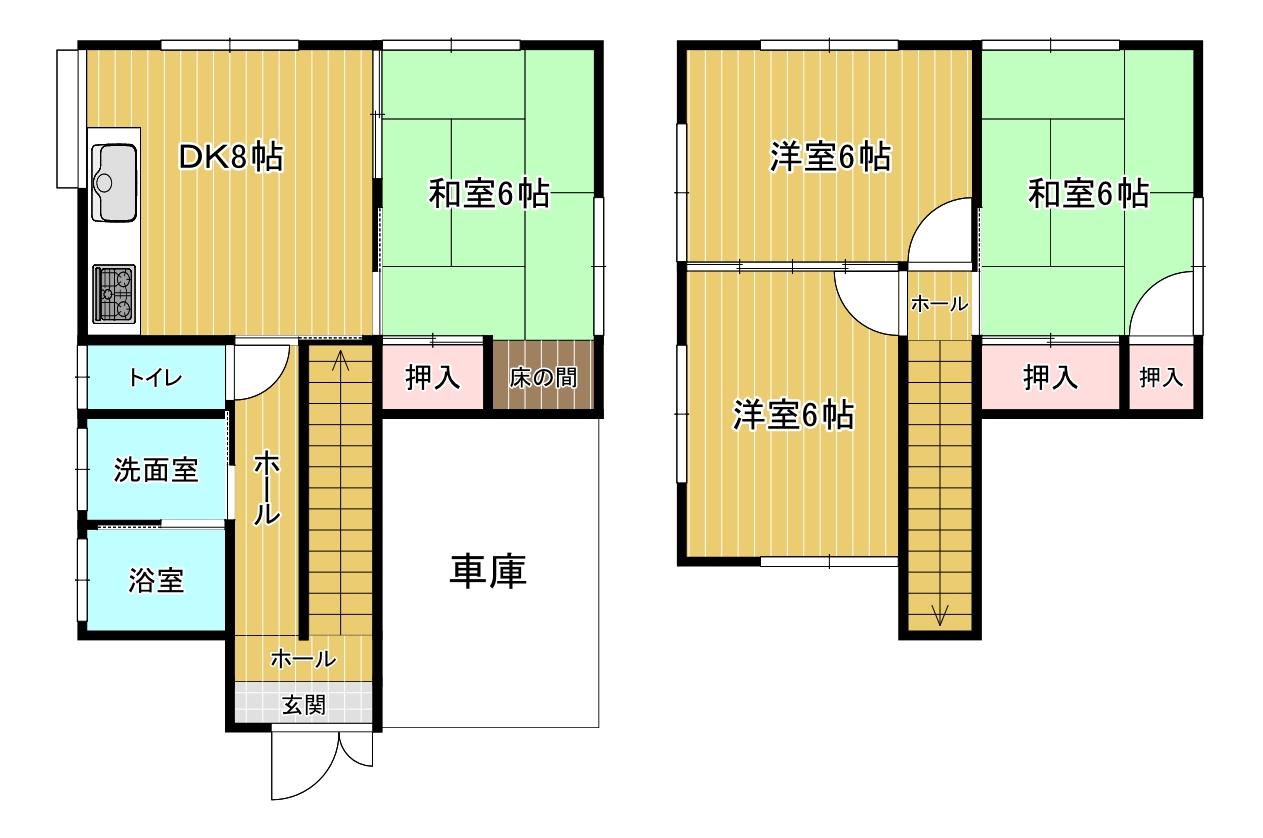 長崎県長崎市の一戸建て | 400万円 | 4DK | 119.17m² | Akiyama house finder
