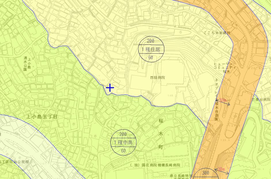 detached 長崎県長崎市桜木町 地図を見る