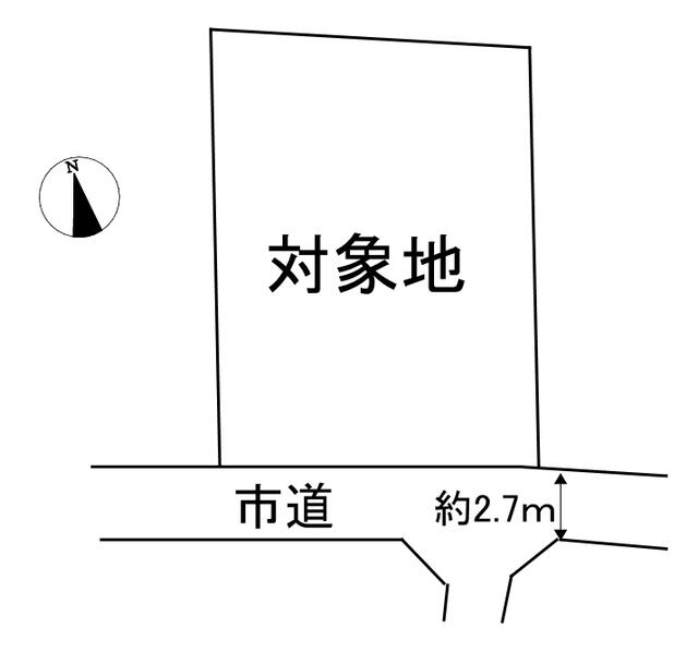 宇城市松橋町豊福の売地
